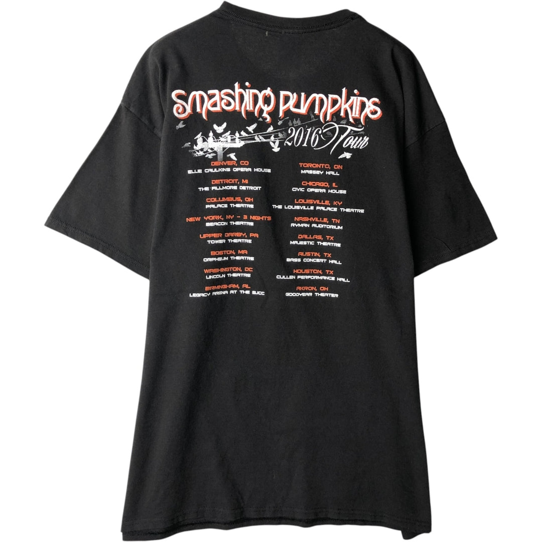 DELTA Smashing Pumpkins Band T-Shirt, Men's XL (approx.) cotton black type Vintage Second Hand