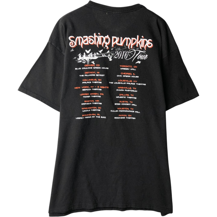 DELTA Smashing Pumpkins Band T-Shirt, Men's XL (approx.) cotton black type Vintage Second Hand