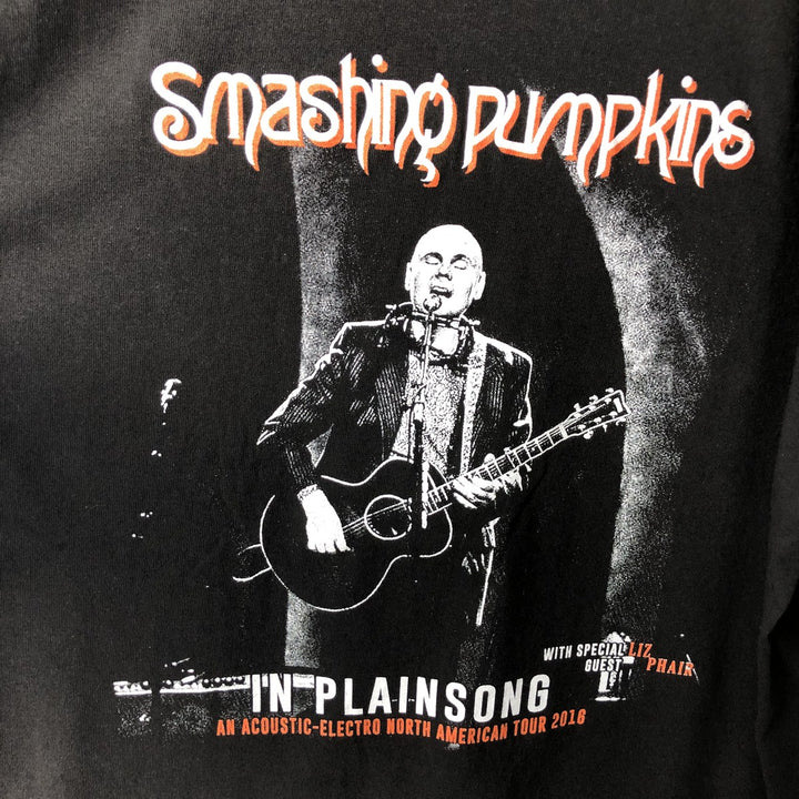 DELTA Smashing Pumpkins Band T-Shirt, Men's XL (approx.) cotton black type Vintage Second Hand
