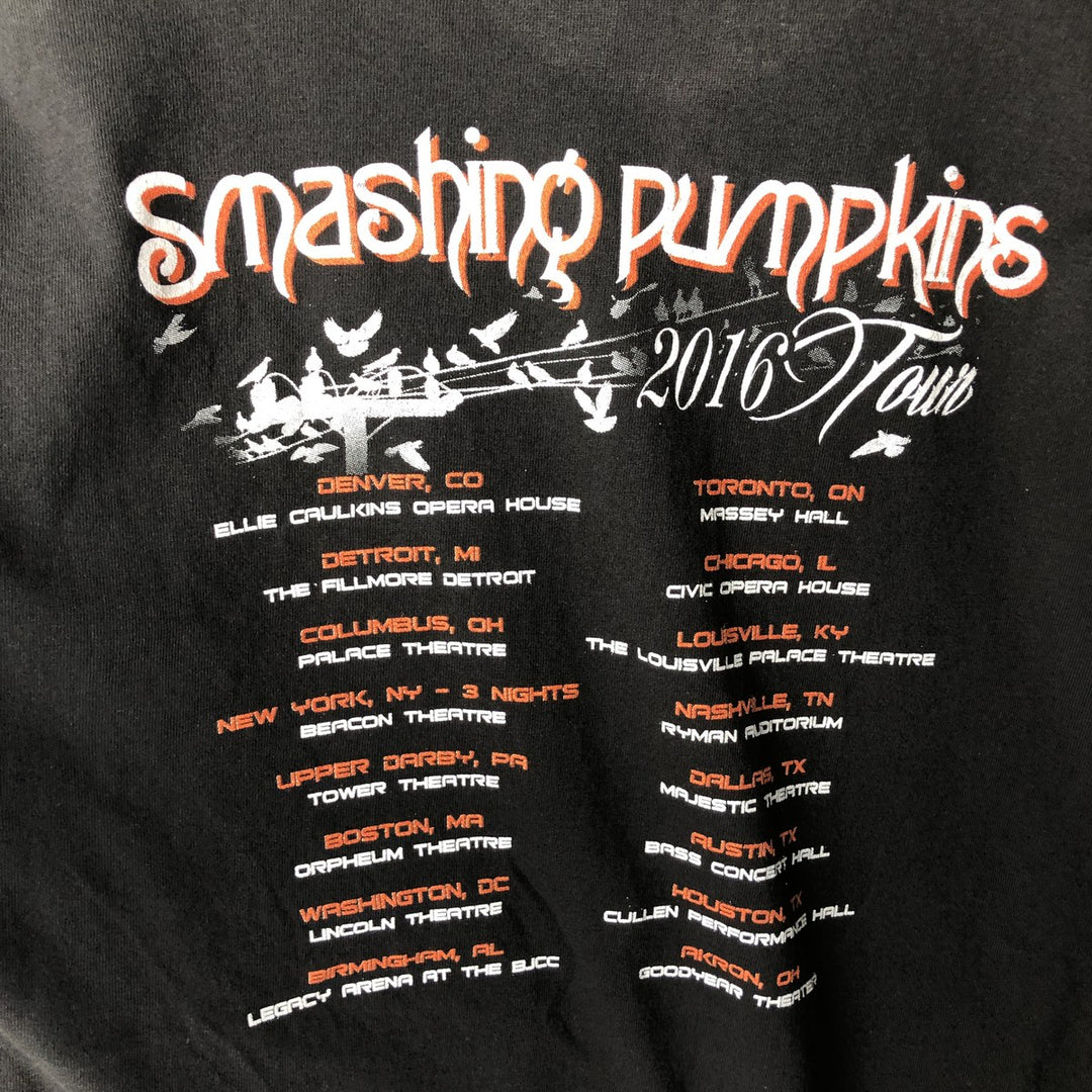 DELTA Smashing Pumpkins Band T-Shirt, Men's XL (approx.) cotton black type Vintage Second Hand