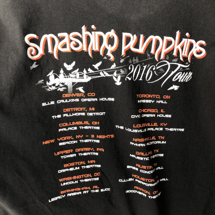 DELTA Smashing Pumpkins Band T-Shirt, Men's XL (approx.) cotton black type Vintage Second Hand