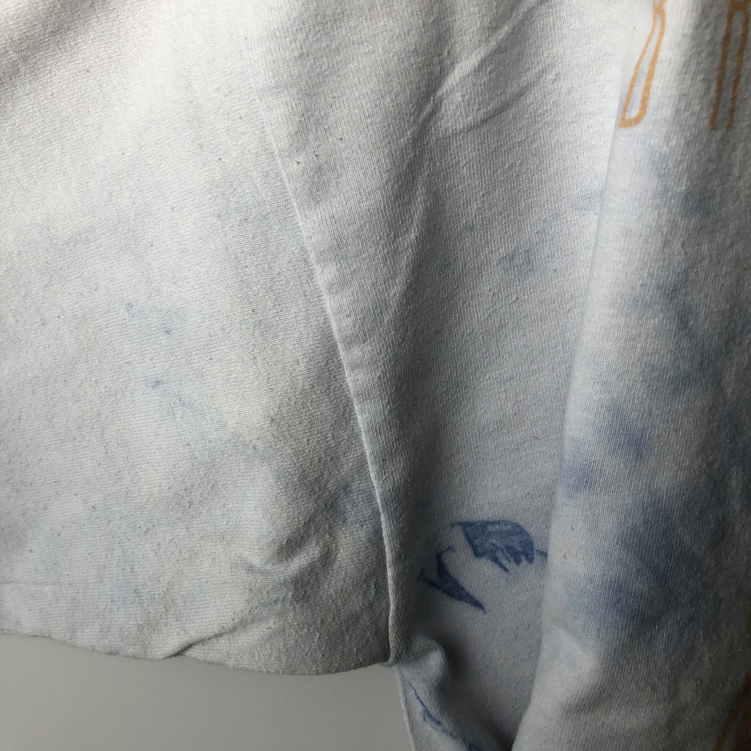 BRITNEY SPEARS Tie-dye Pattern Band T-shirt (Men's XL equivalent) unclear white type Vintage Second Hand