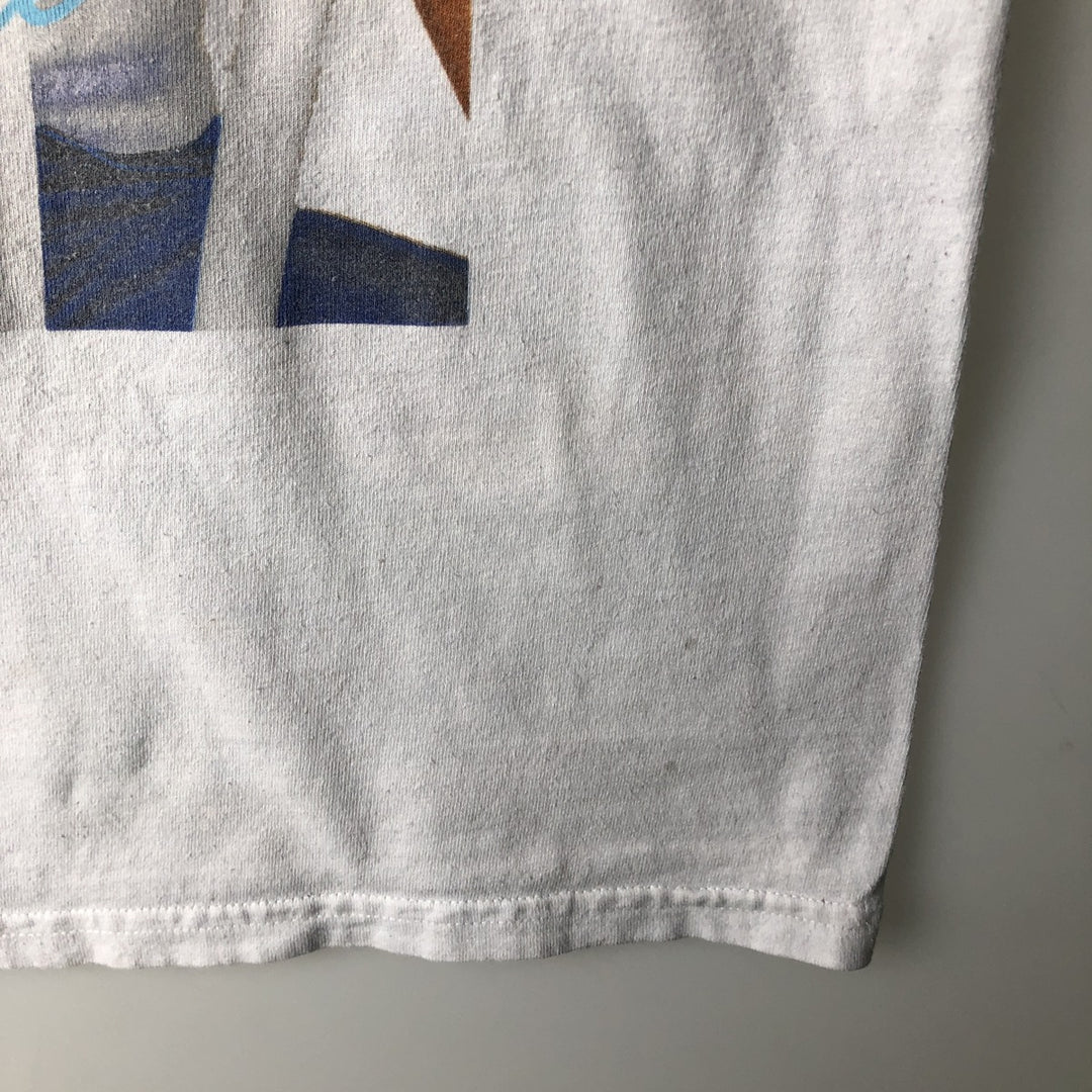BRITNEY SPEARS Tie-dye Pattern Band T-shirt (Men's XL equivalent) unclear white type Vintage Second Hand