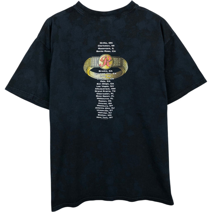 2000'S Anvil RINGO STARR Band T-shirt, Men's Size L (approx.) cotton black type Vintage Second Hand