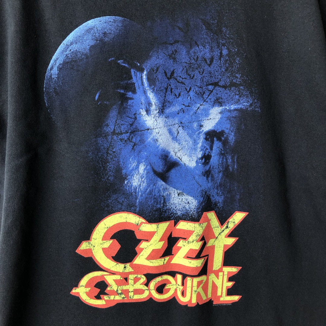 Gildan Ozzy Osbourne Band T-shirt (Men's size L) cotton black type Vintage Second Hand