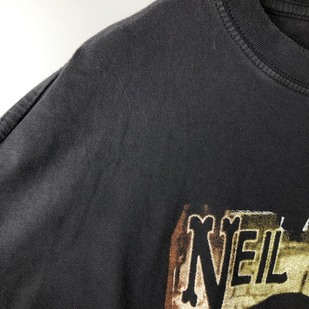 NEIL YOUNG band t-shirt, men's size XL (approx.) unclear black type Vintage Second Hand