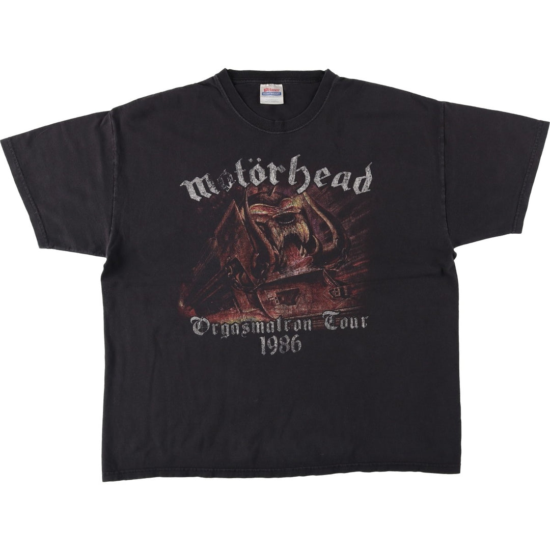 Hanes Heavyweight Motorhead Band T-Shirt (Men's XL equivalent) cotton black type Vintage Second Hand