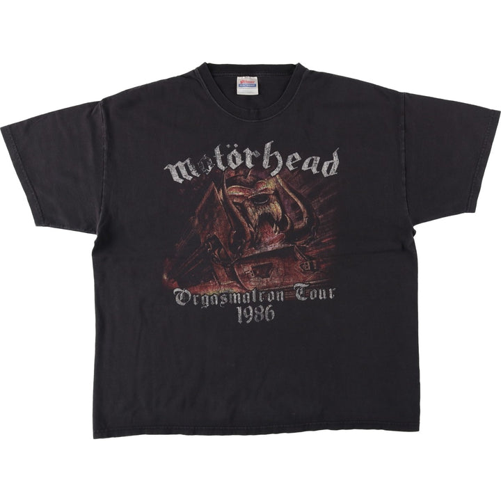 Hanes Heavyweight Motorhead Band T-Shirt (Men's XL equivalent) cotton black type Vintage Second Hand