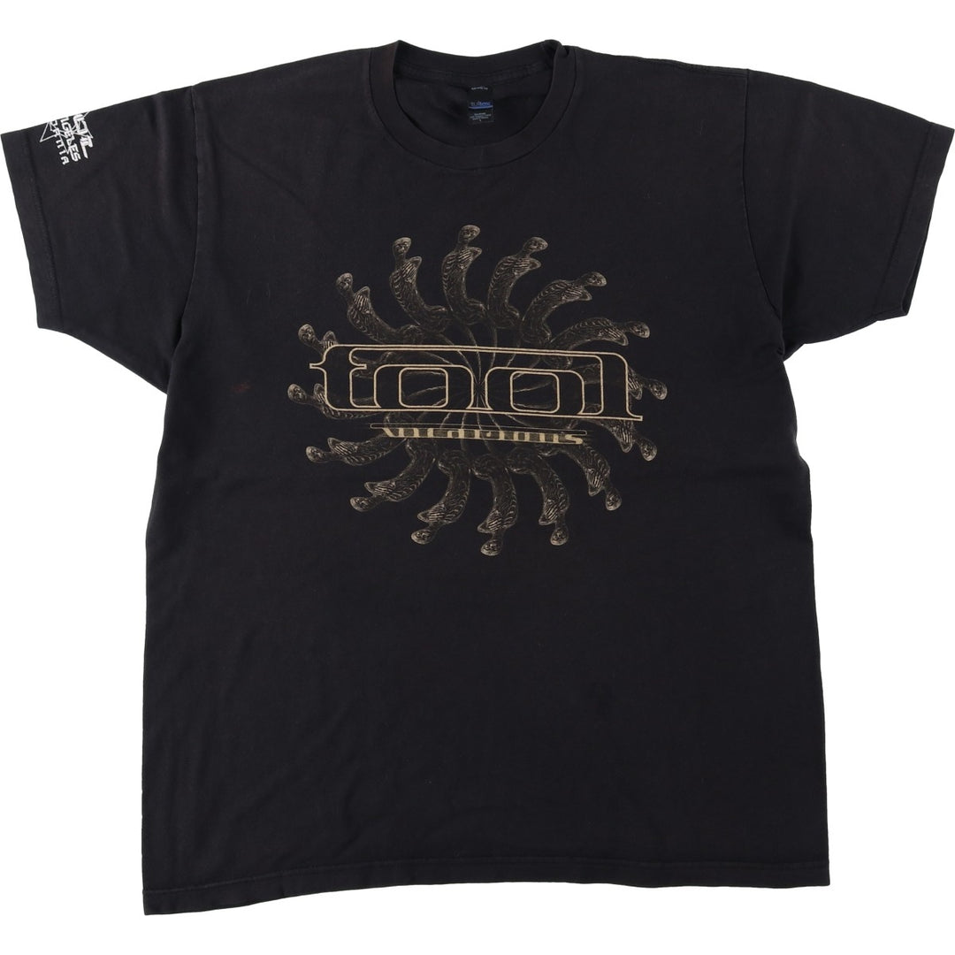 Tultex TULTEX TOOL Band T-Shirt, Men's Size L cotton black type Vintage Second Hand
