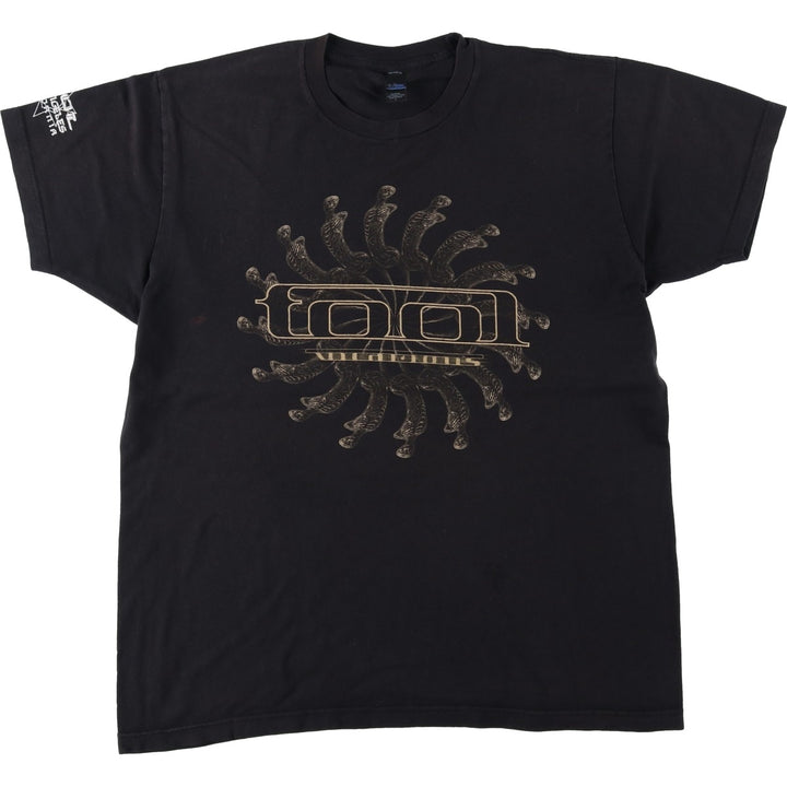 Tultex TULTEX TOOL Band T-Shirt, Men's Size L cotton black type Vintage Second Hand