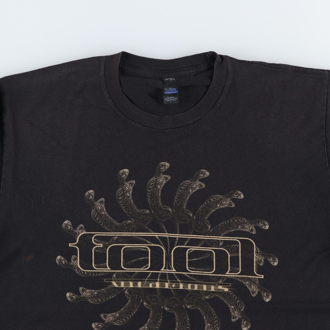 Tultex TULTEX TOOL Band T-Shirt, Men's Size L cotton black type Vintage Second Hand
