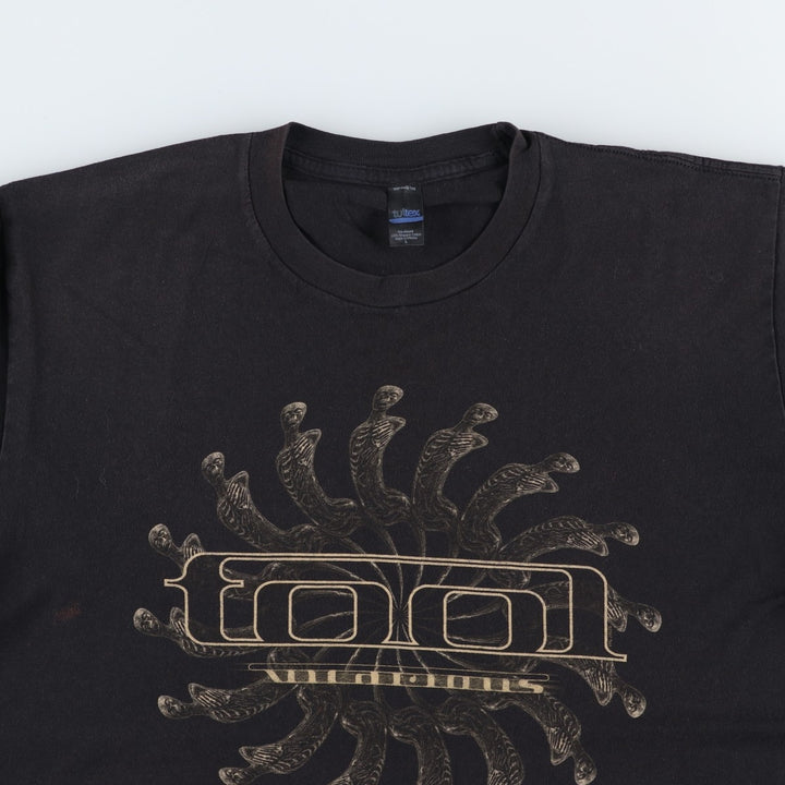 Tultex TULTEX TOOL Band T-Shirt, Men's Size L cotton black type Vintage Second Hand