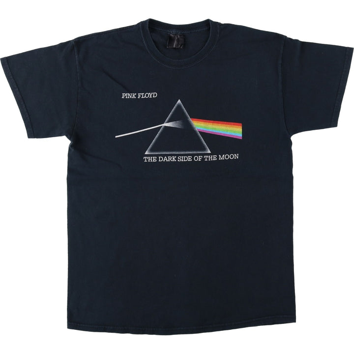 PINK FLOYD Pink Floyd Band T-shirt Band T Men's L size unclear black type Vintage Second Hand