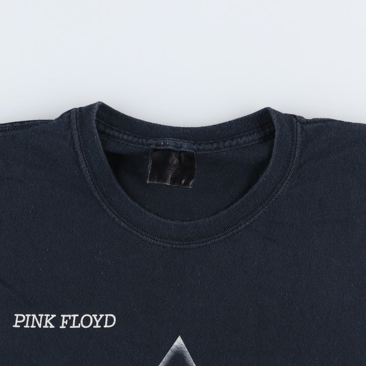 PINK FLOYD Pink Floyd Band T-shirt Band T Men's L size unclear black type Vintage Second Hand