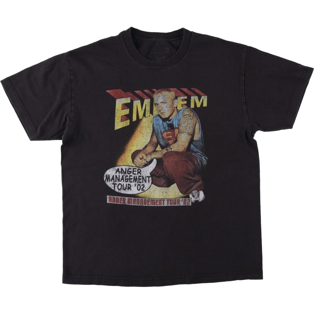 EMINEM Rap T-shirt, Men's XL unclear black type Vintage Second Hand