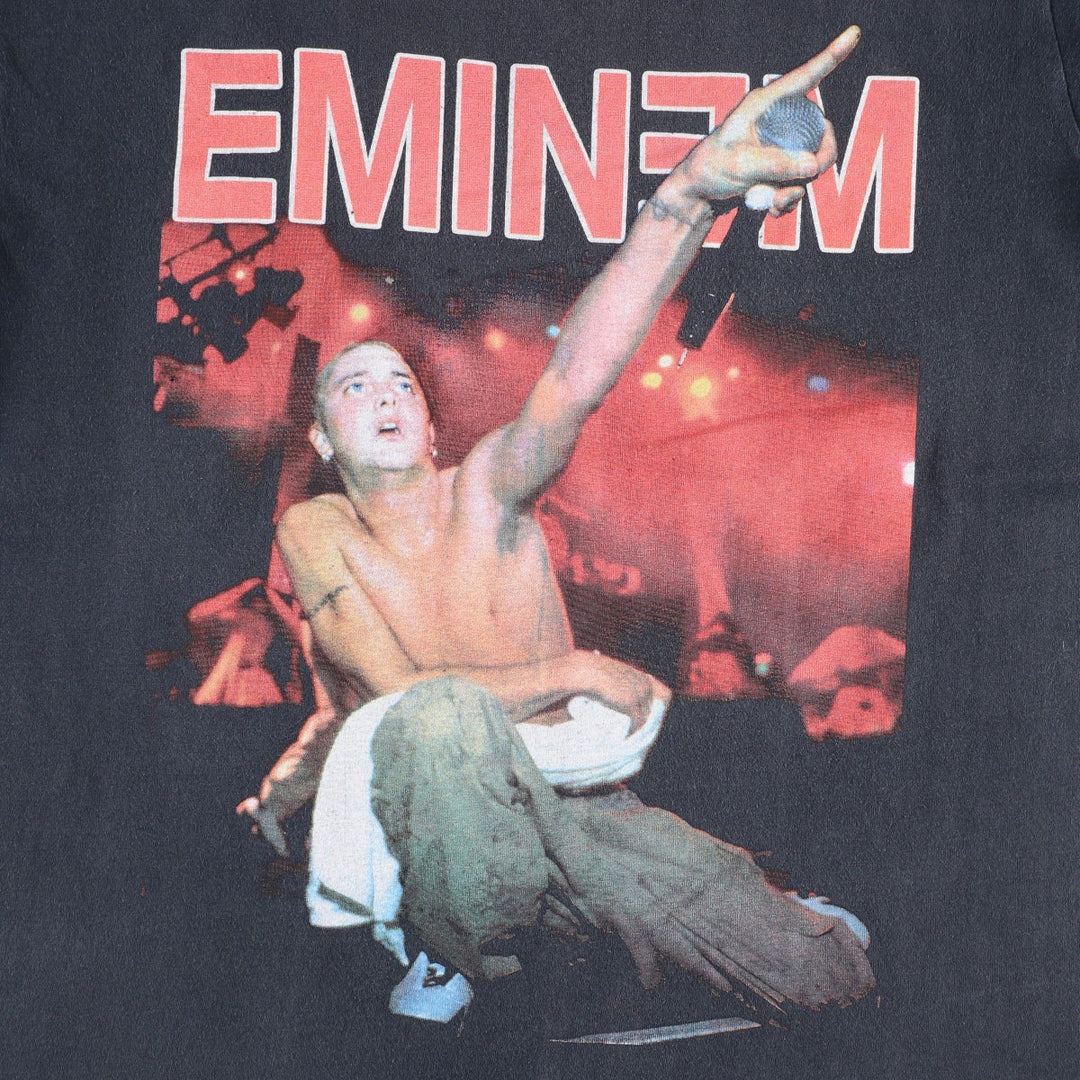 EMINEM Rap T-shirt, Men's XL unclear black type Vintage Second Hand