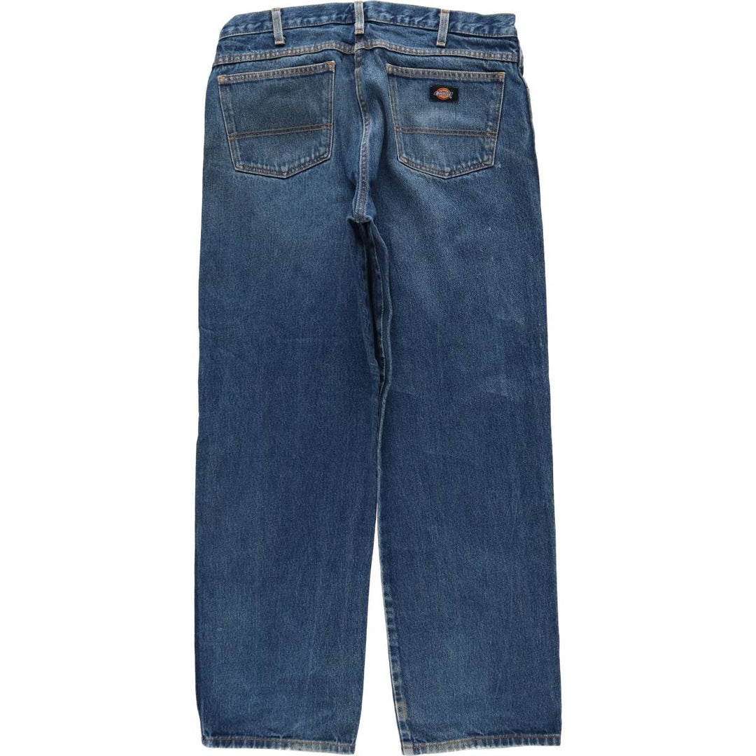 Dickies tapered denim pants for men, equivalent to w36 cotton blue type Vintage Second Hand