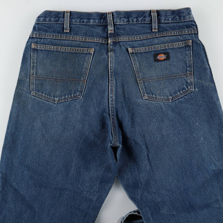 Dickies tapered denim pants for men, equivalent to w36 cotton blue type Vintage Second Hand