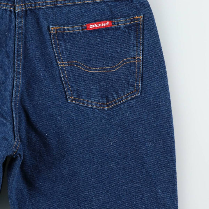 ~90'S Dickies Straight Denim Pants, Men's W34 (approx.), Vintage cotton blue type Vintage Second Hand