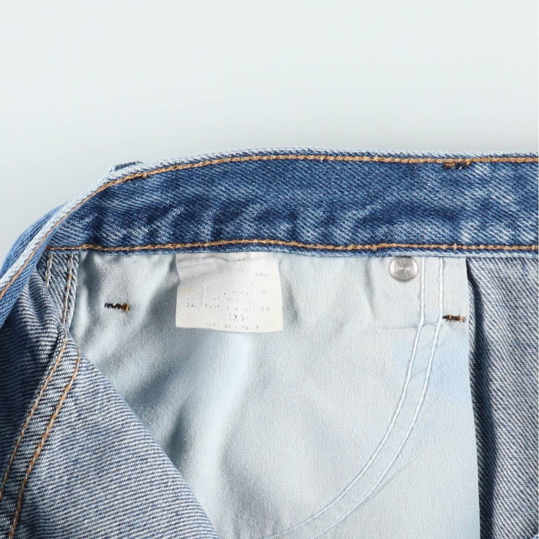 Dickies Straight Denim Pants for Men, W34 equivalent unclear blue type Vintage Second Hand