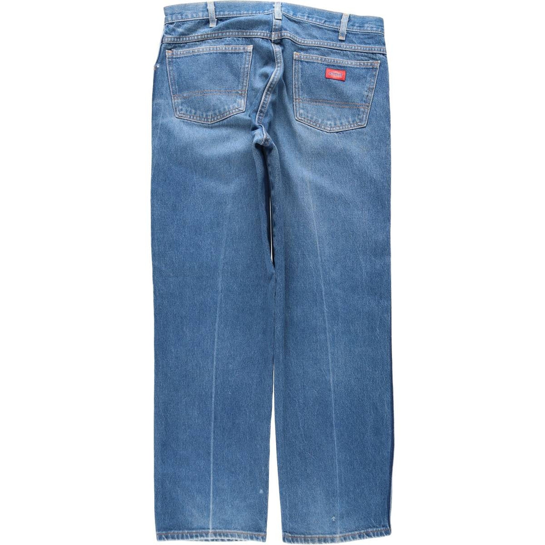 Dickies Regular Fit Straight Denim Pants, Men's W36 (approx.) cotton blue type Vintage Second Hand