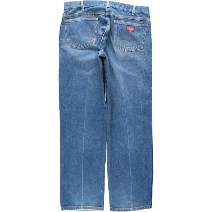Dickies Regular Fit Straight Denim Pants, Men's W36 (approx.) cotton blue type Vintage Second Hand