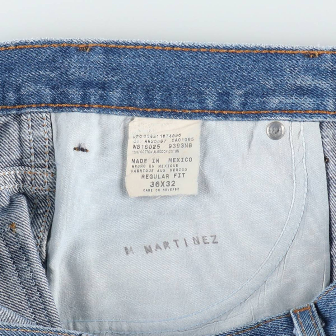 Dickies Regular Fit Straight Denim Pants, Men's W36 (approx.) cotton blue type Vintage Second Hand