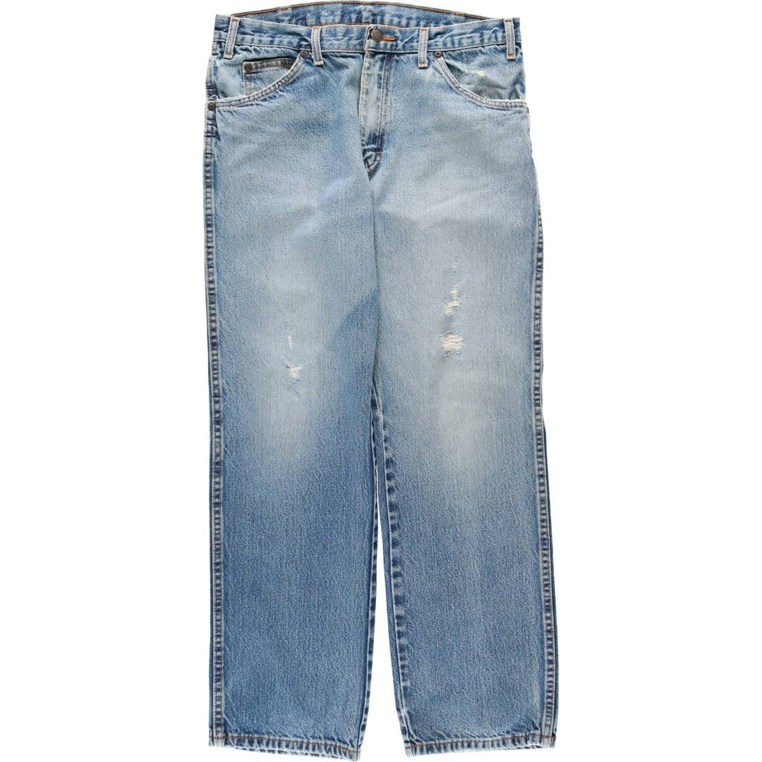 Dickies Straight Denim Pants for Men, W34 equivalent unclear blue type Vintage Second Hand