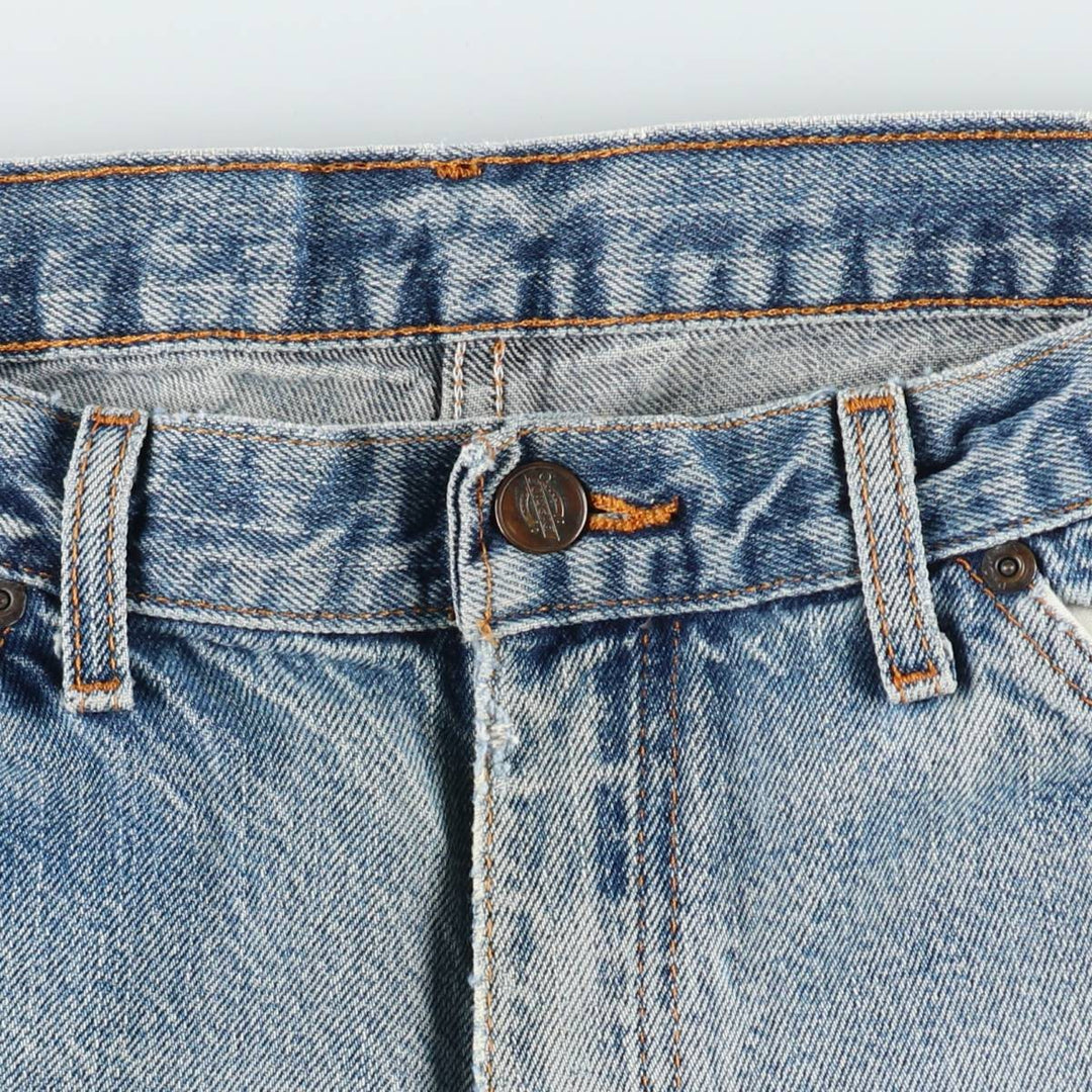 Dickies Straight Denim Pants for Men, W34 equivalent unclear blue type Vintage Second Hand