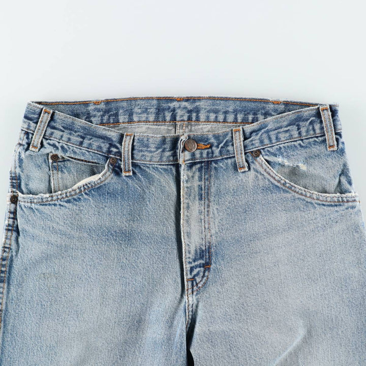Dickies Straight Denim Pants for Men, W34 equivalent unclear blue type Vintage Second Hand