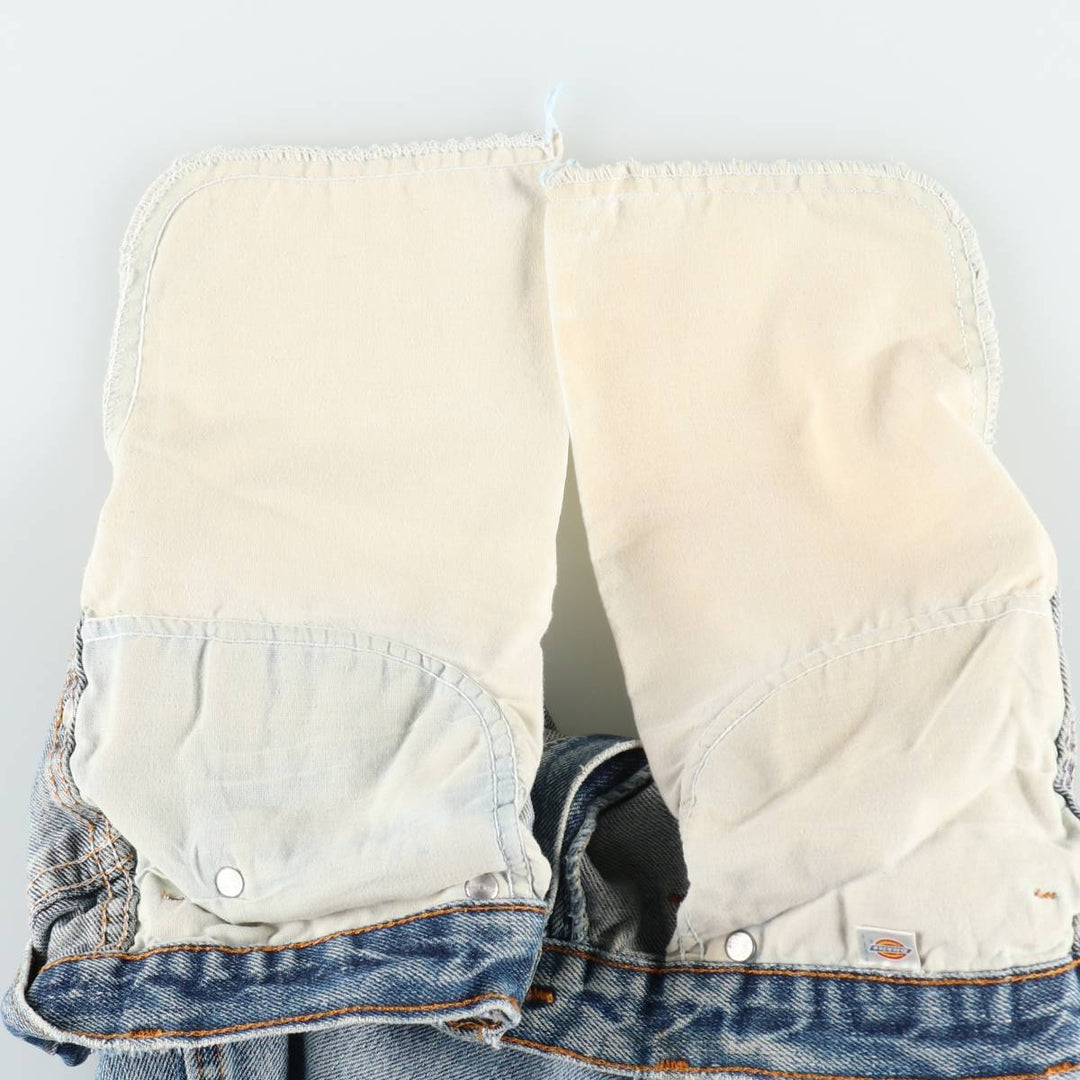 Dickies Straight Denim Pants for Men, W34 equivalent unclear blue type Vintage Second Hand