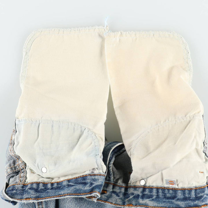 Dickies Straight Denim Pants for Men, W34 equivalent unclear blue type Vintage Second Hand