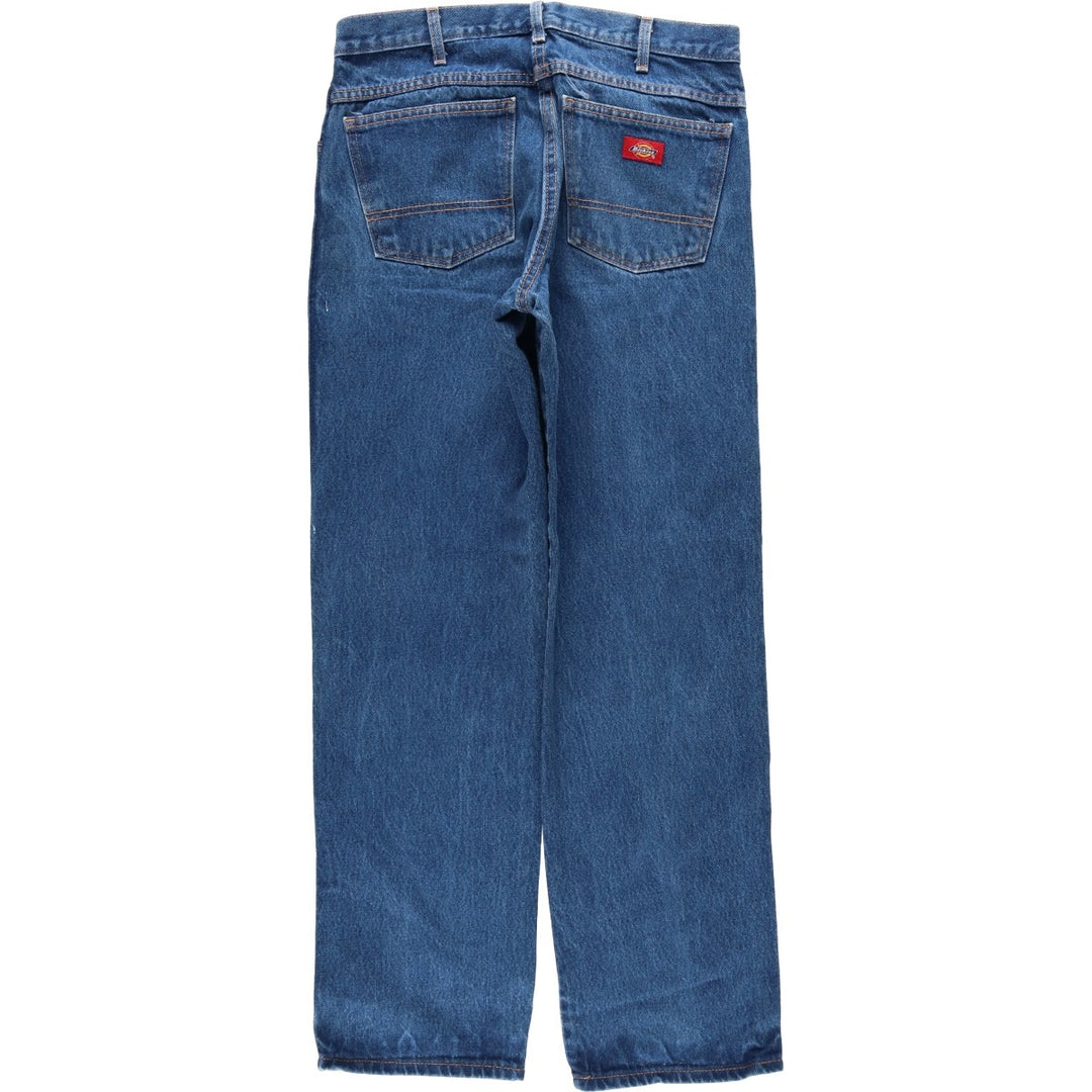 Dickies Regular Fit Straight Denim Pants, Men's, Size W33 cotton blue type Vintage Second Hand