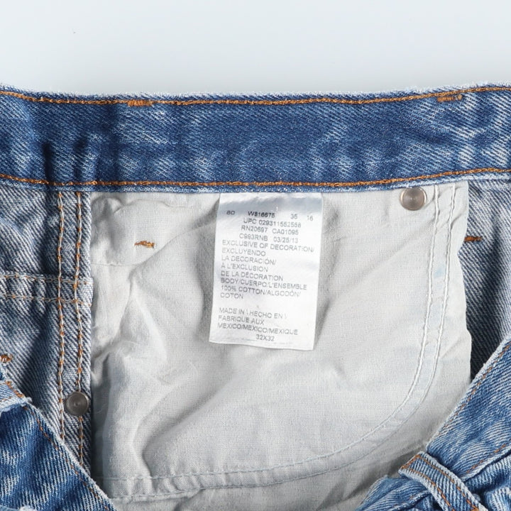 Dickies Straight Denim Pants for Men, W33 equivalent cotton blue type Vintage Second Hand