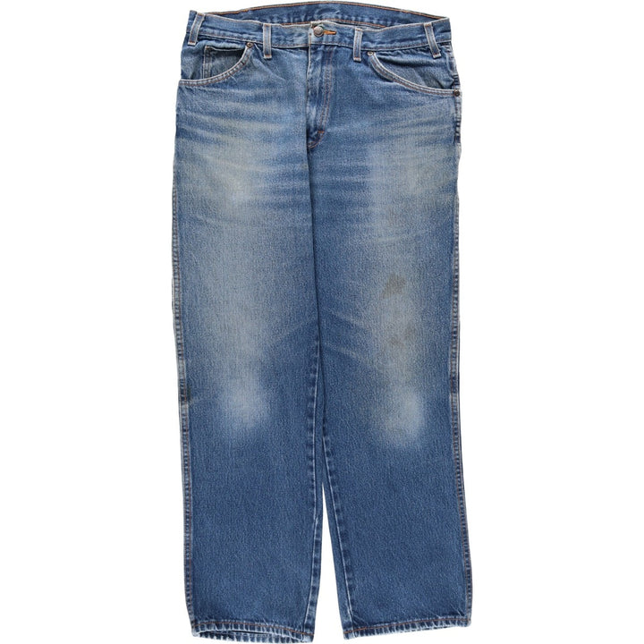 Dickies Straight Denim Pants for Men, W34 equivalent unclear blue type Vintage Second Hand