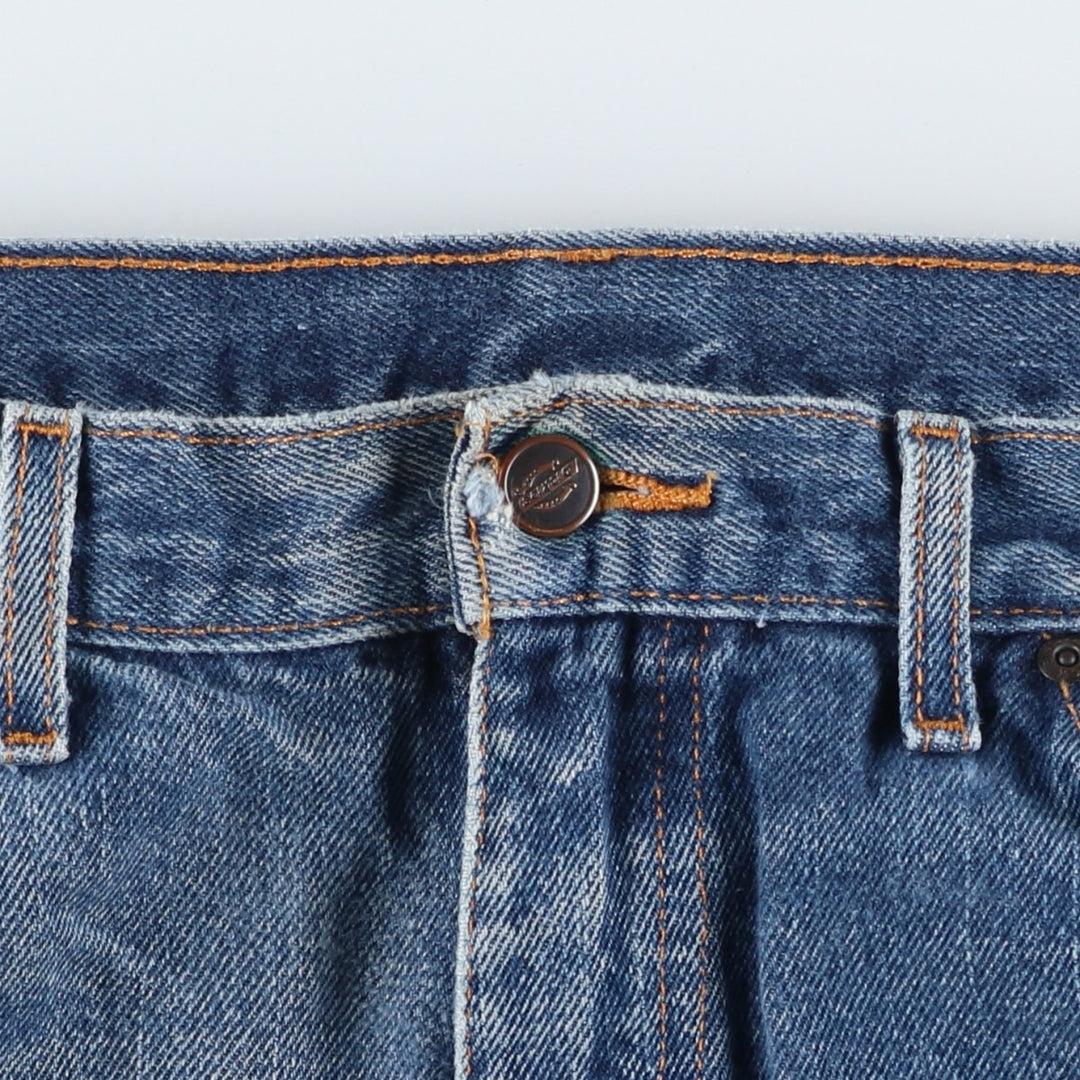 Dickies Straight Denim Pants for Men, W34 equivalent unclear blue type Vintage Second Hand