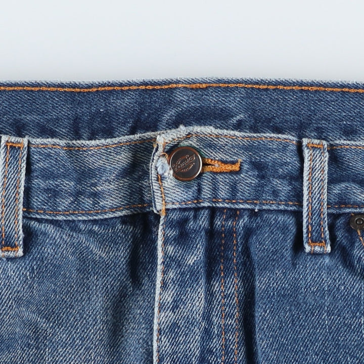 Dickies Straight Denim Pants for Men, W34 equivalent unclear blue type Vintage Second Hand