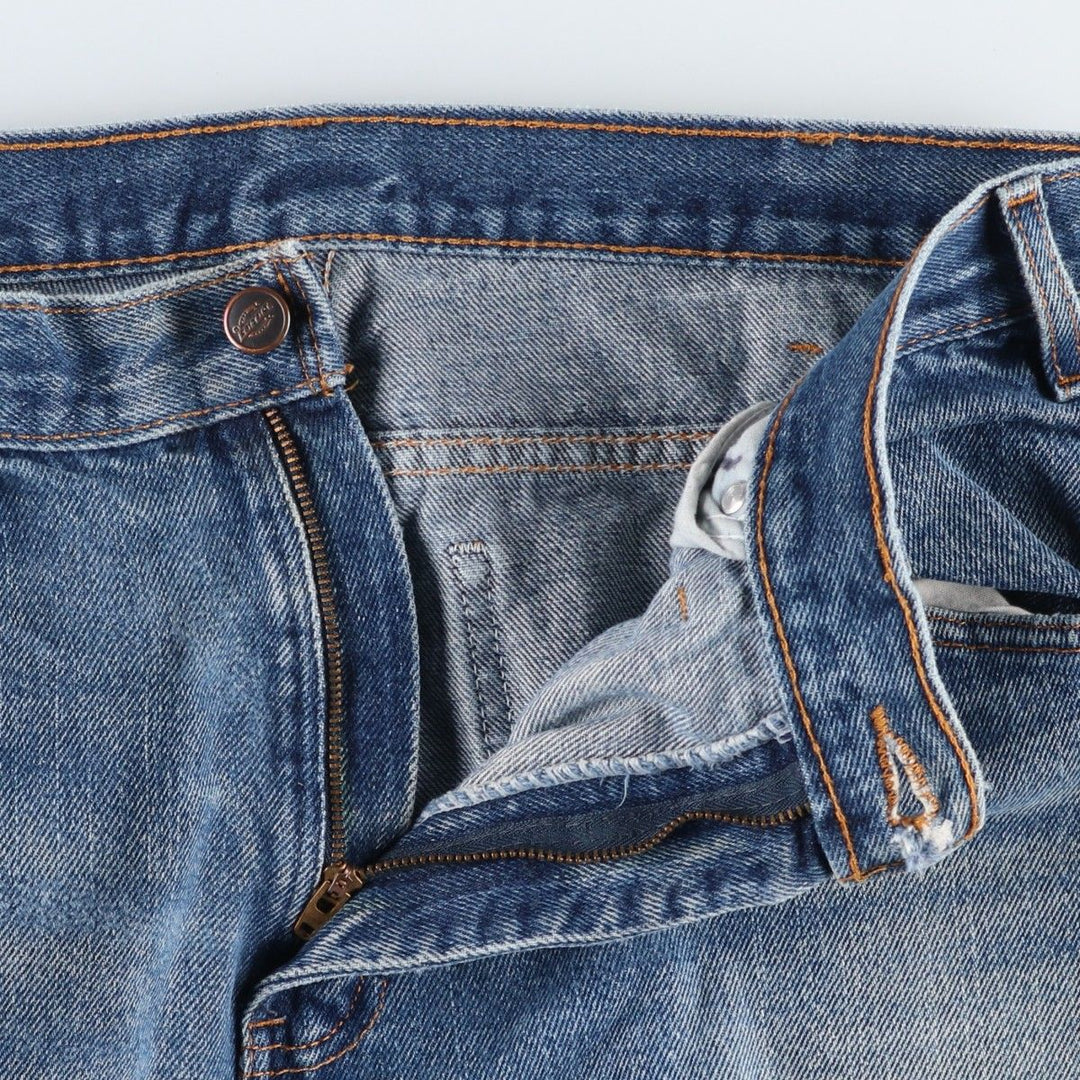 Dickies Straight Denim Pants for Men, W34 equivalent unclear blue type Vintage Second Hand