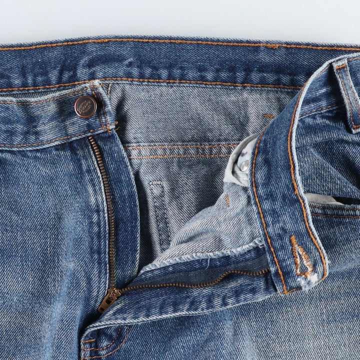 Dickies Straight Denim Pants for Men, W34 equivalent unclear blue type Vintage Second Hand