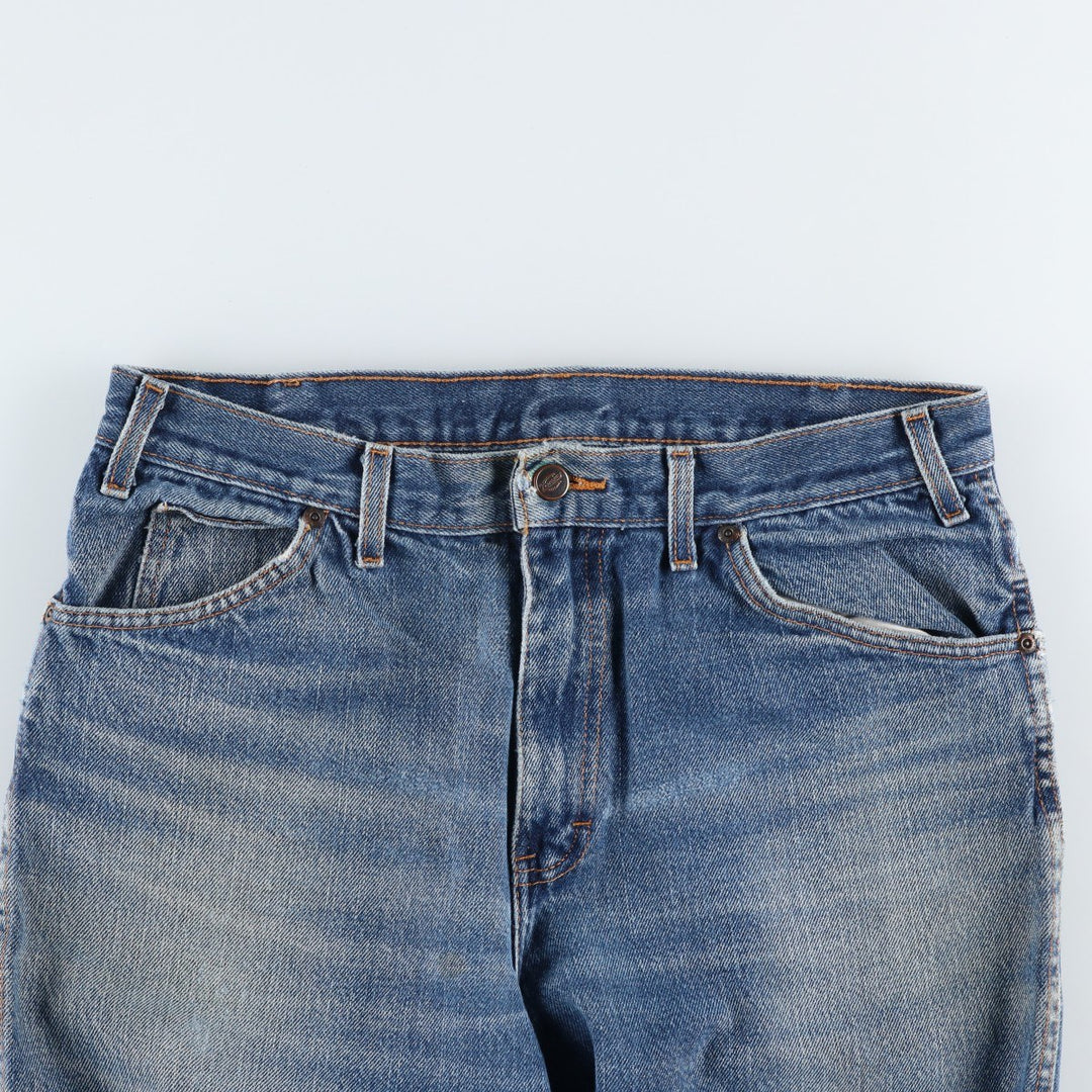 Dickies Straight Denim Pants for Men, W34 equivalent unclear blue type Vintage Second Hand