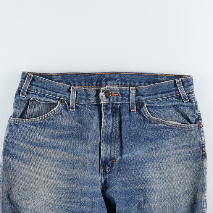 Dickies Straight Denim Pants for Men, W34 equivalent unclear blue type Vintage Second Hand