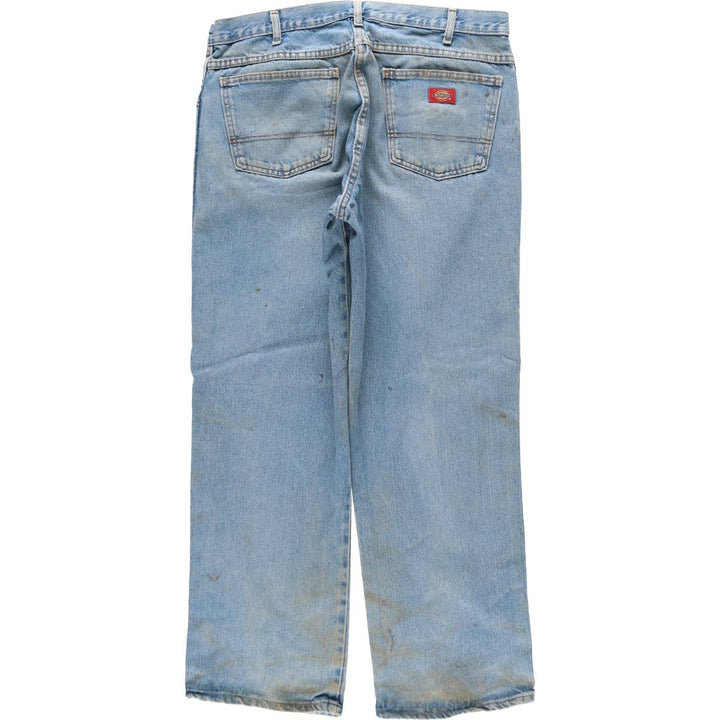 Dickies Men's Straight Denim Pants, Size W36 cotton blue type Vintage Second Hand