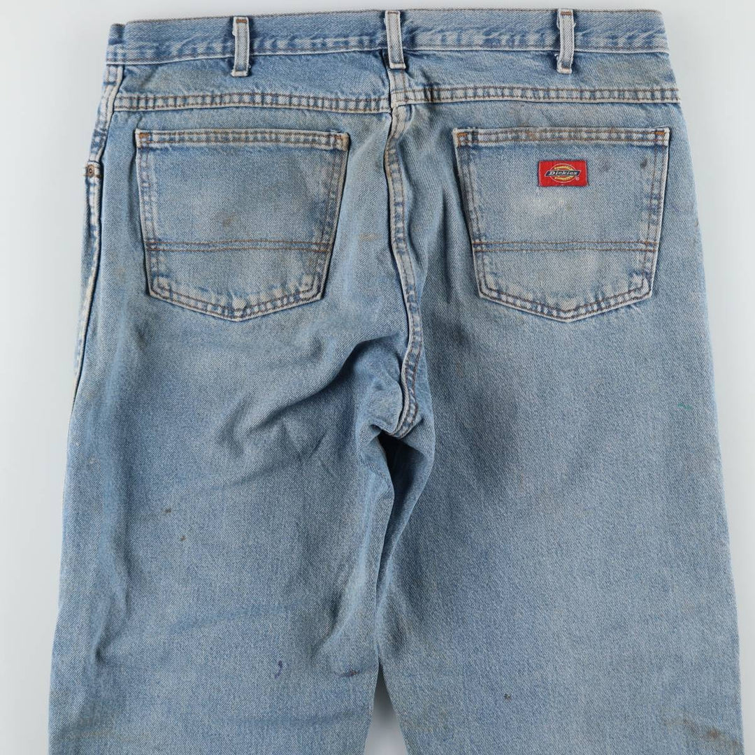 Dickies Men's Straight Denim Pants, Size W36 cotton blue type Vintage Second Hand