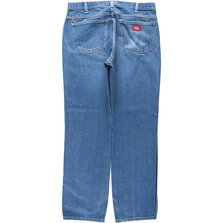 Dickies Straight Denim Pants for Men, W34 equivalent cotton blue type Vintage Second Hand