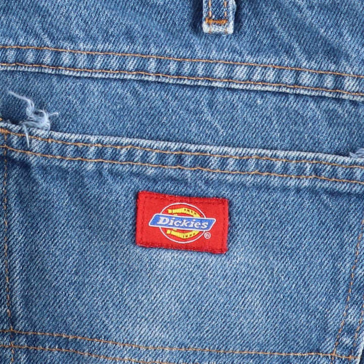 Dickies Straight Denim Pants for Men, W34 equivalent cotton Blue type light blue Vintage Second Hand