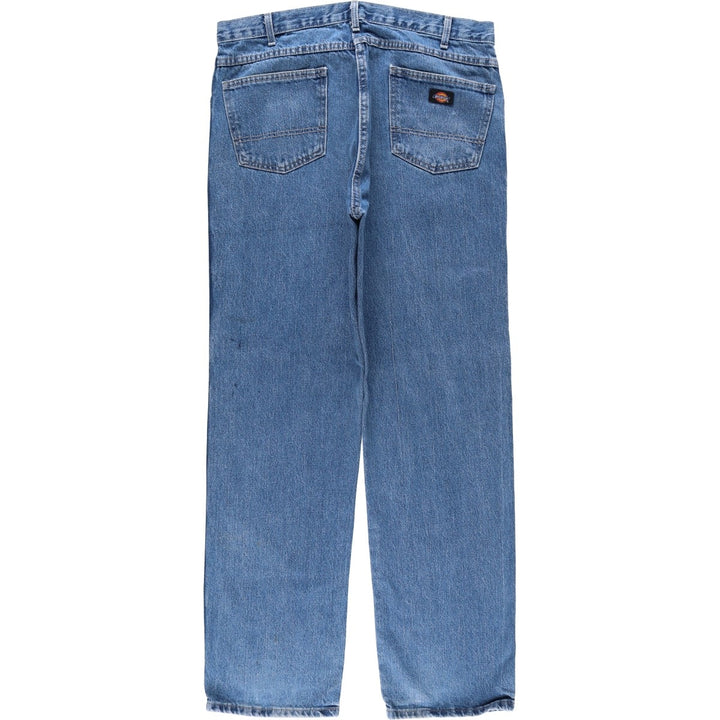 Dickies Straight Denim Pants for Men, W35 cotton blue type Vintage Second Hand