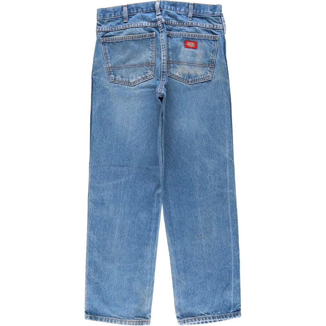 Dickies Straight Denim Pants for Men, W31 equivalent cotton blue type Vintage Second Hand