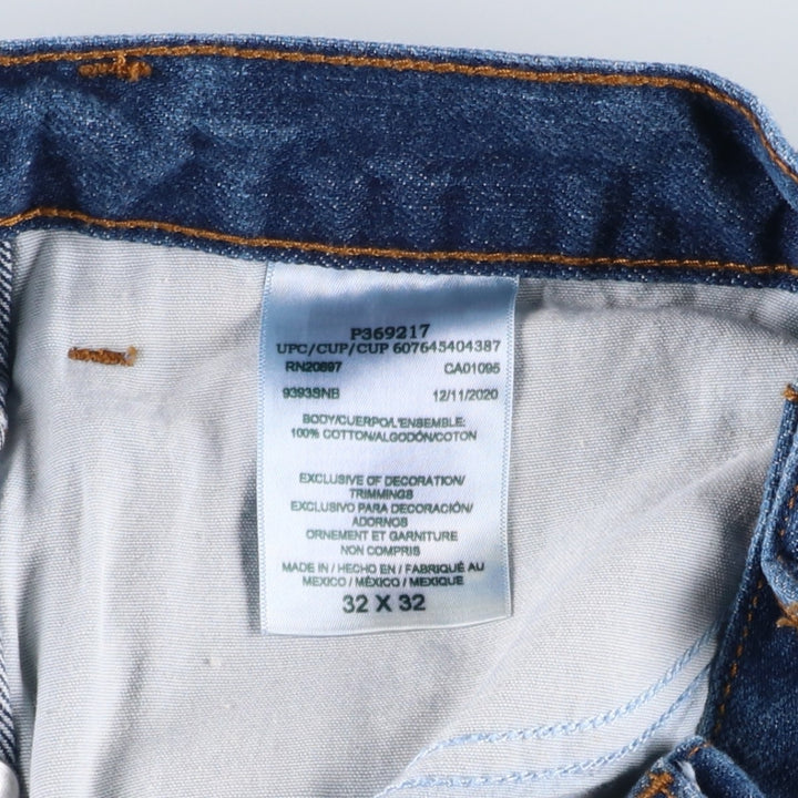 Dickies Straight Denim Pants for Men, W32 equivalent cotton blue type Vintage Second Hand
