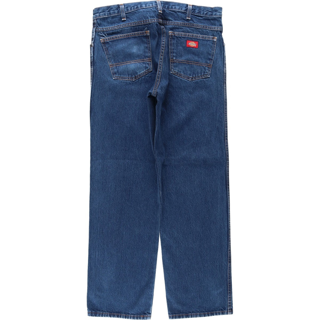 Dickies Straight Denim Pants for Men, W34 equivalent cotton blue type Vintage Second Hand