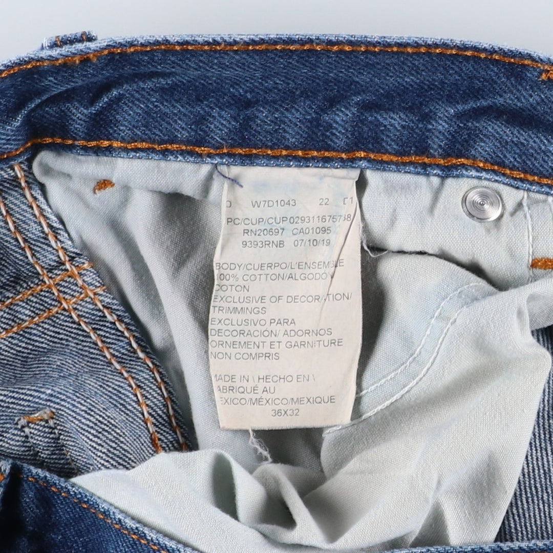 Dickies Straight Denim Pants for Men, W34 equivalent cotton blue type Vintage Second Hand